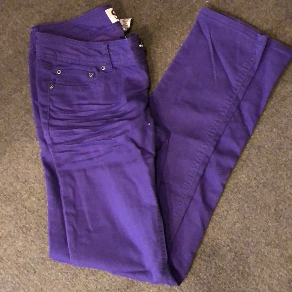 Purple Stretch Jeans